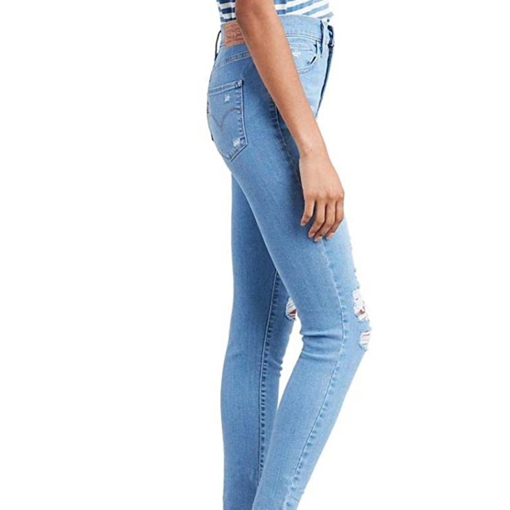 Levi’s 720 High Rise Super Skinny Ripped Jeans - Picture 2 of 8